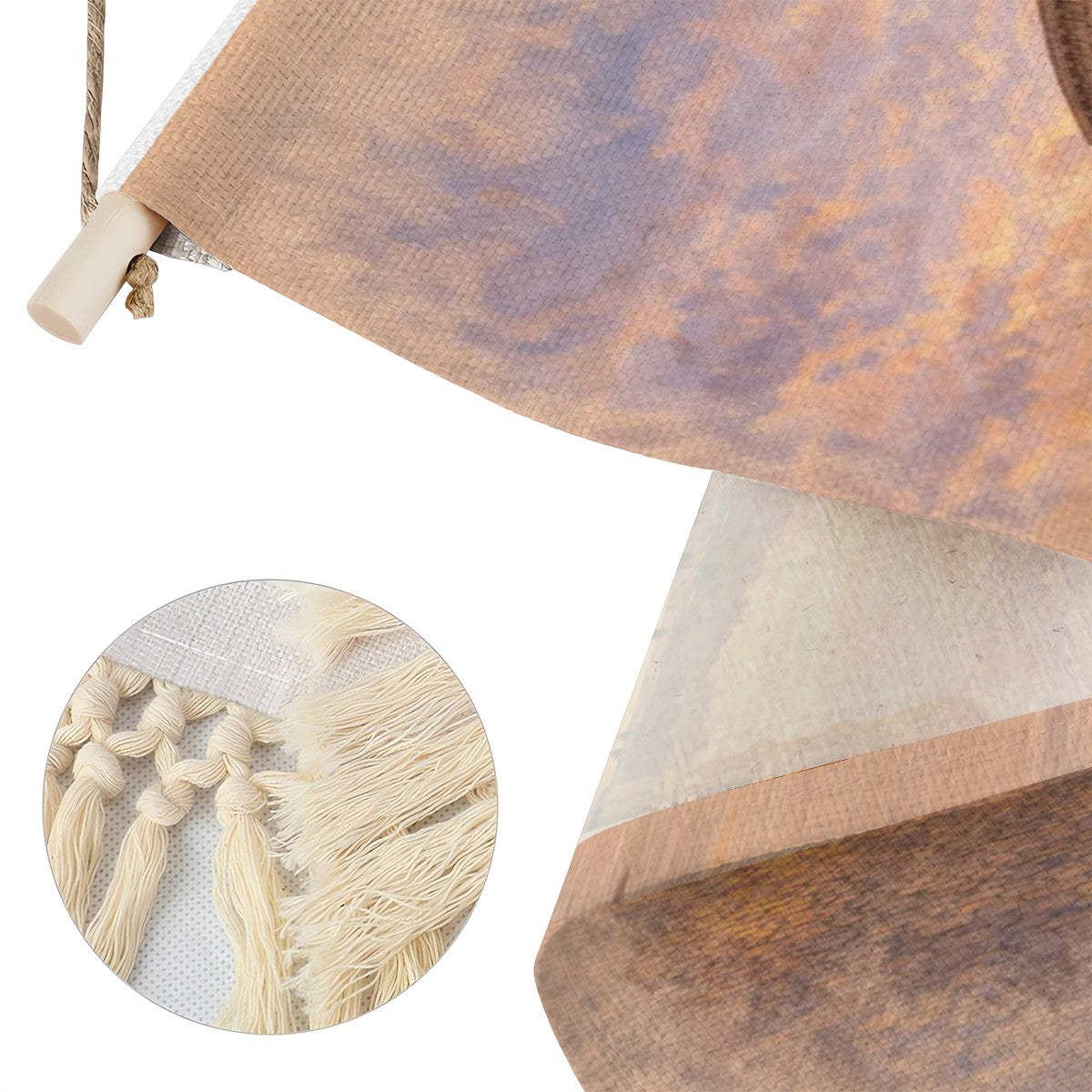 Colosseum Hanging Linen Banner