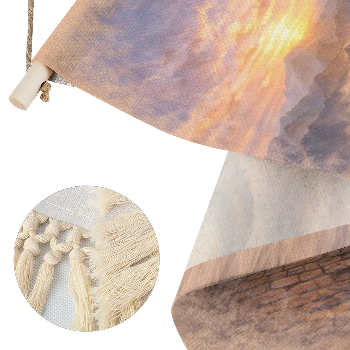 Great Wall Hanging Linen Banner