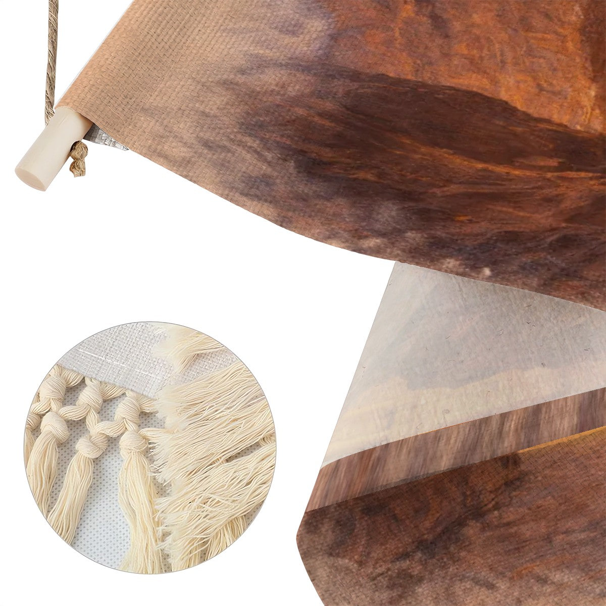 Petra (Jordan) Hanging Linen Banner