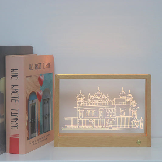 Golden Temple Light Frame