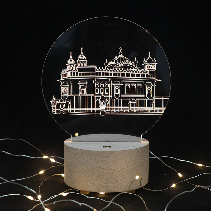 Golden Temple Bluetooth Speaker and Lamp