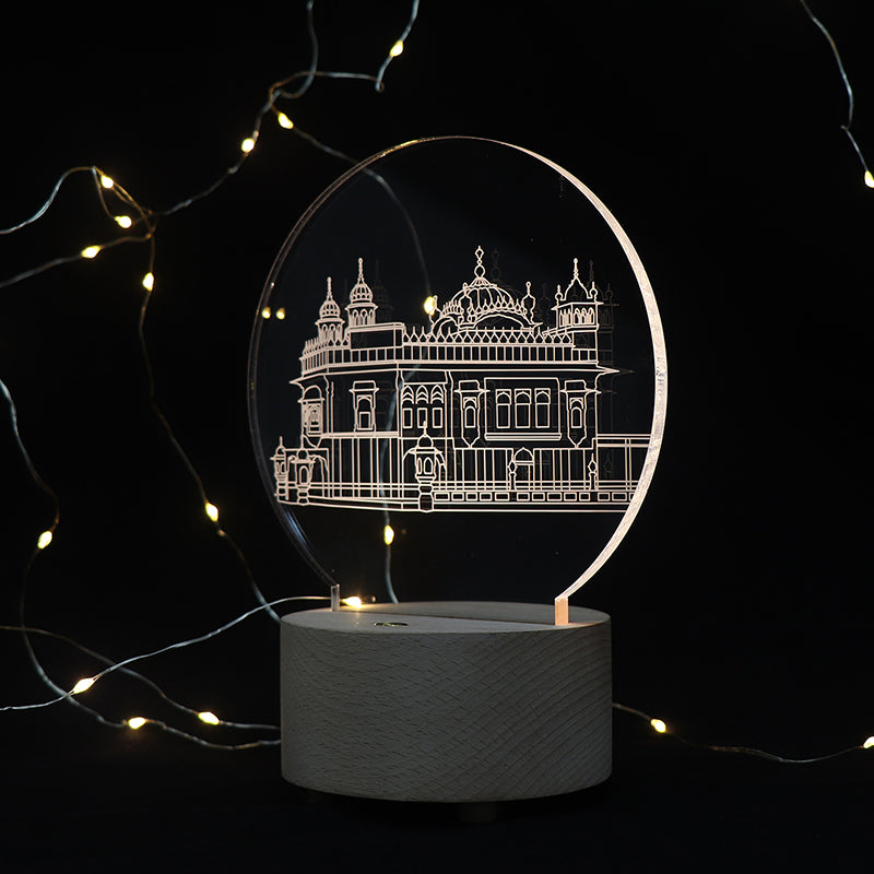 Golden Temple Bluetooth Speaker and Lamp
