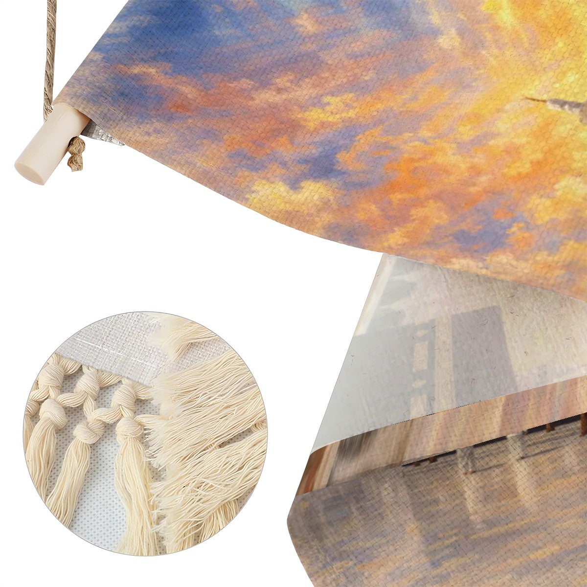 Mecca Linen Hanging Banner