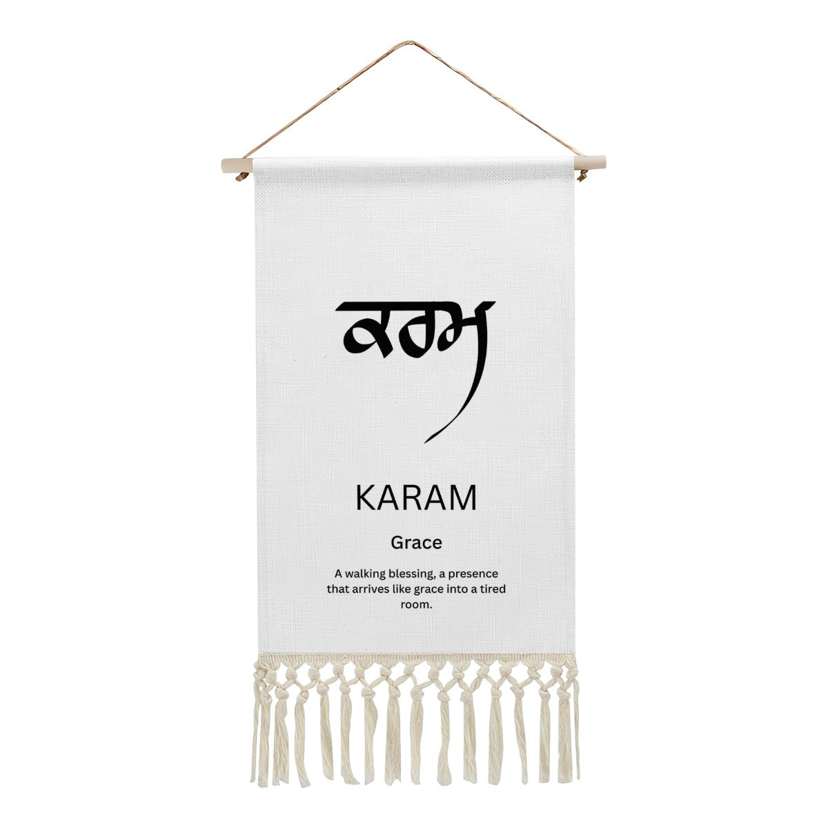 KARAM Punjabi Name Banner