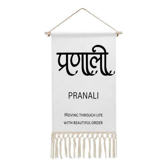 PRANALI Hindi Name Banner