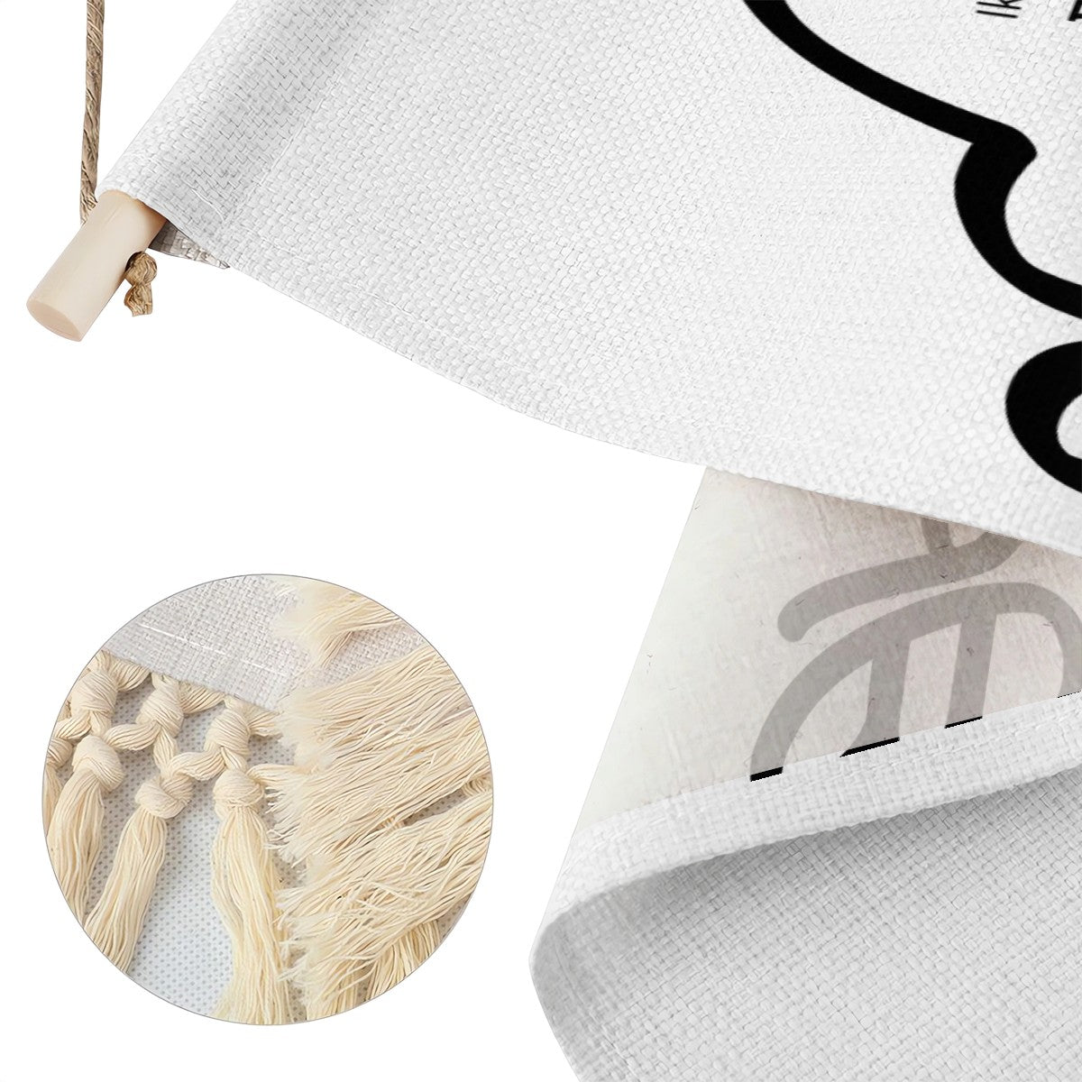 Mool Mantar Hanging Linen Banner