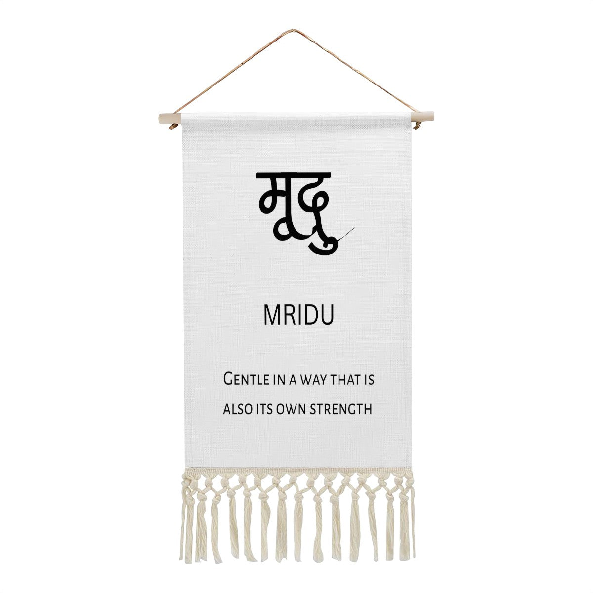 MRIDU Hindi Name Banner