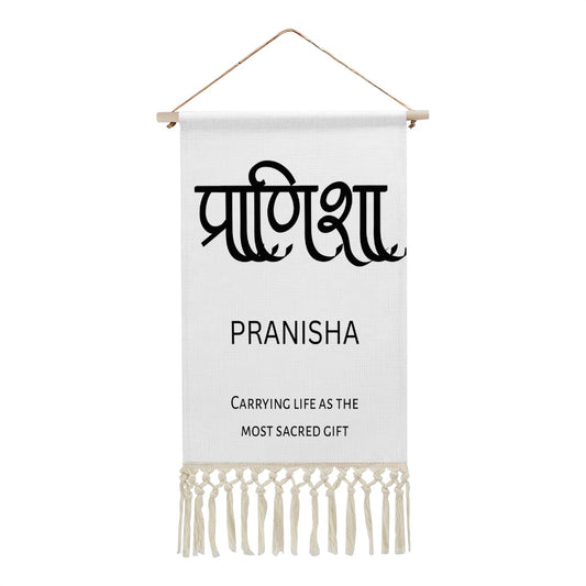 PRANISHA Hindi Name Banner
