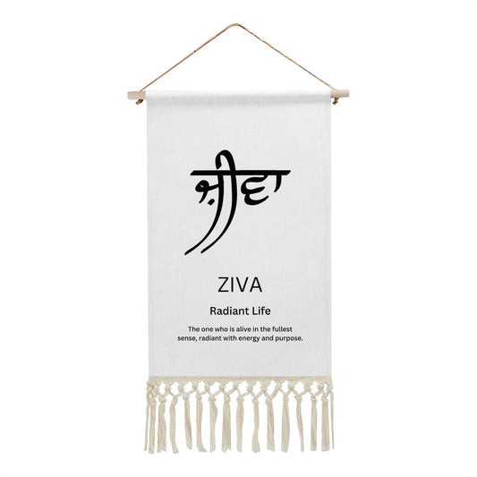 ZIVA Punjabi Name Banner