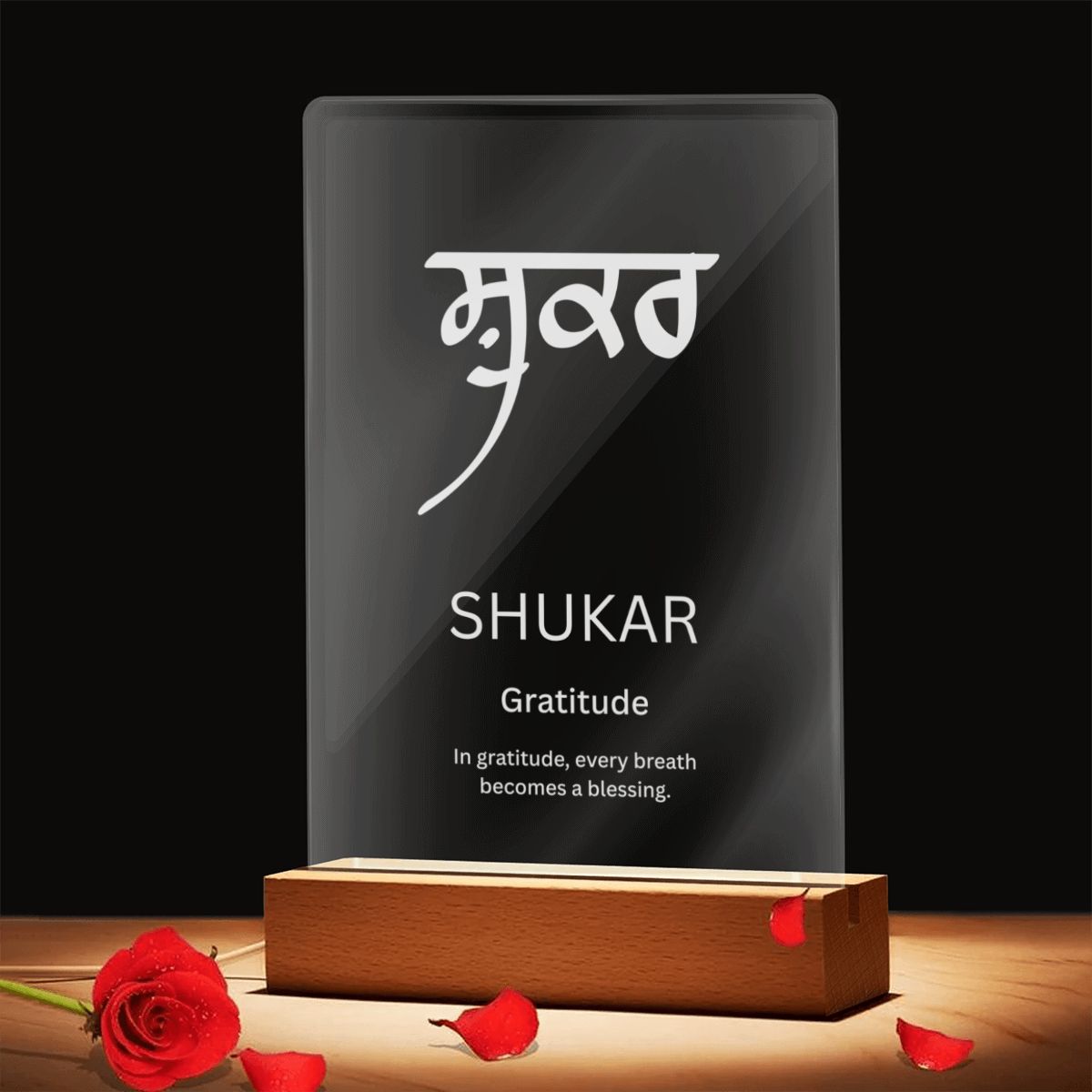 Shukar Acrylic Lamp