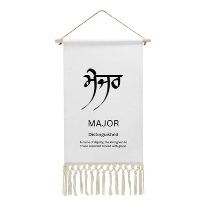 MAJOR Punjabi Name Banner