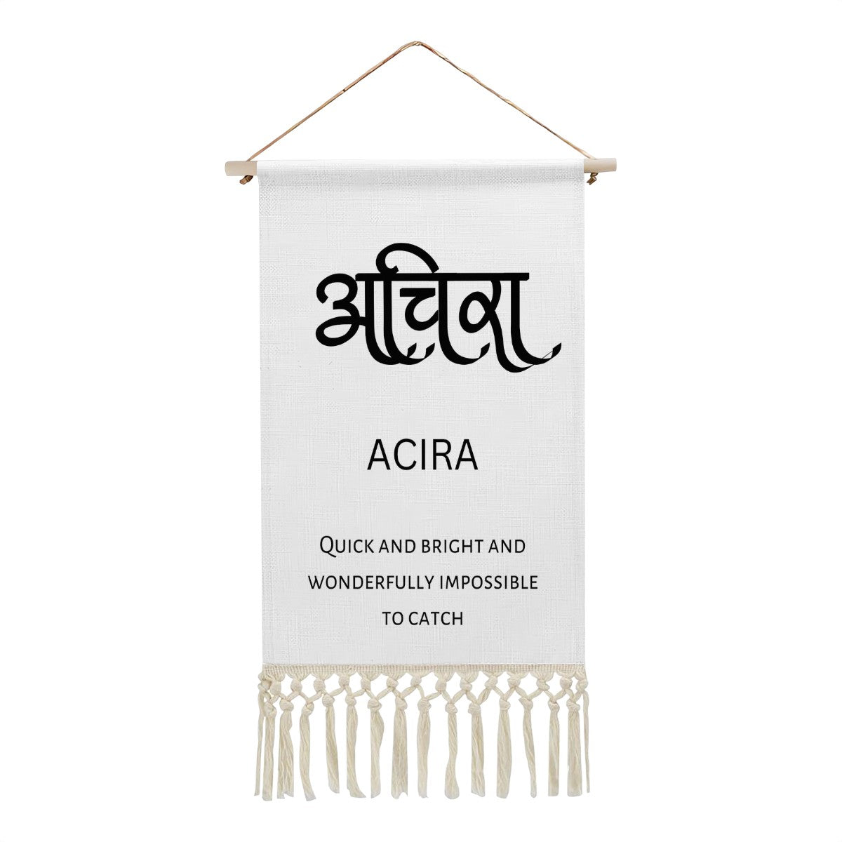 ACIRA Hindi Name Banner