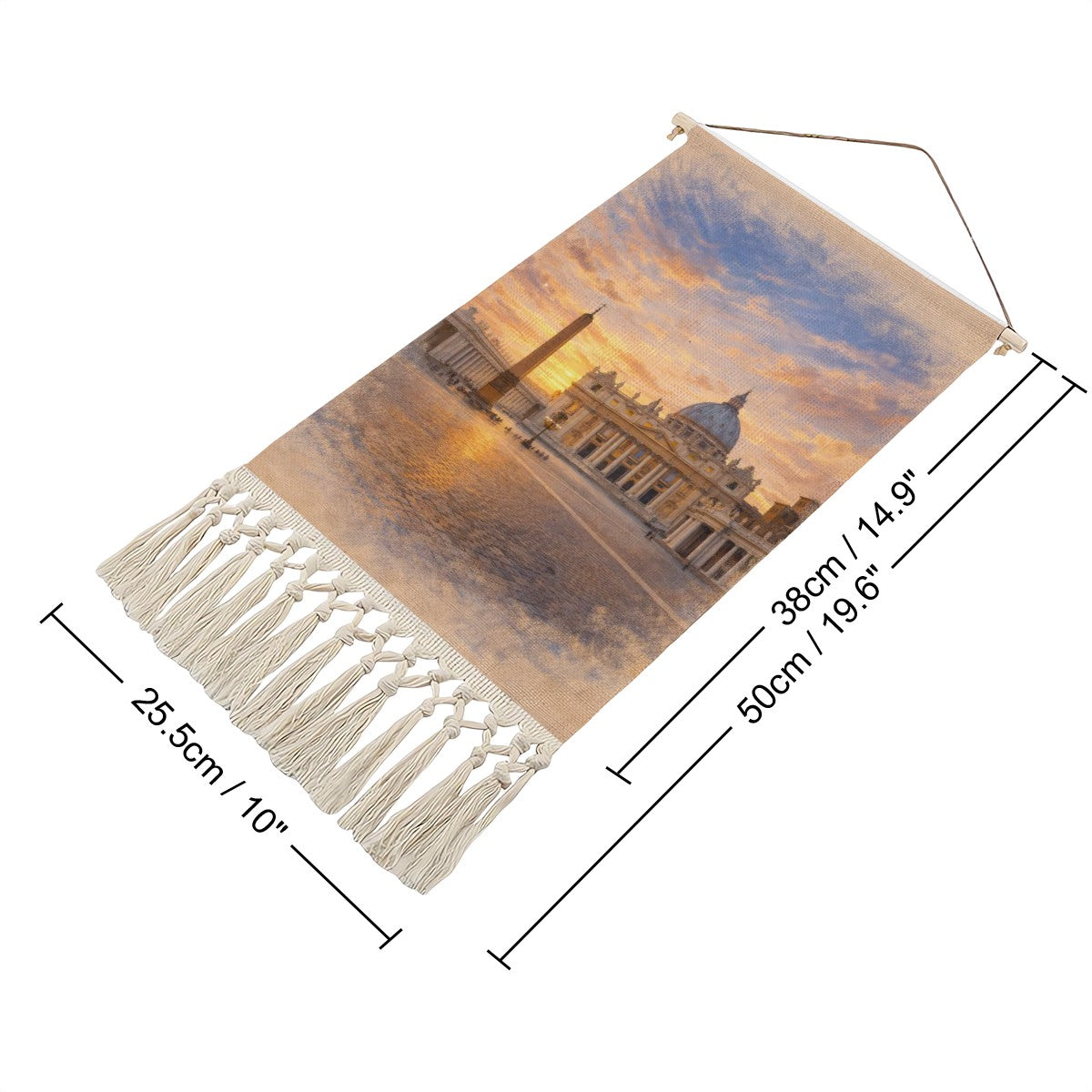 The Vatican Hanging Linen Banner