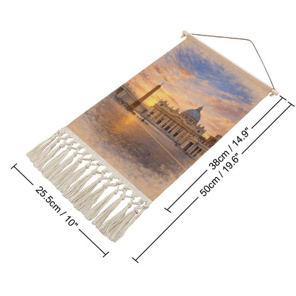 The Vatican Hanging Linen Banner