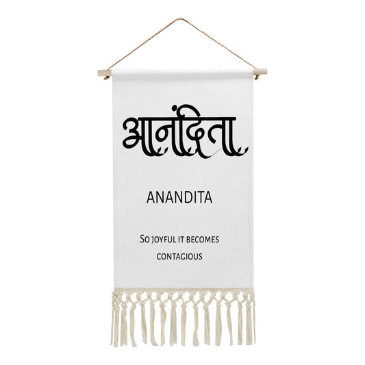 ANANDITA Hindi Name Banner