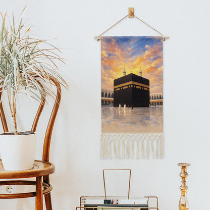 Mecca Linen Hanging Banner