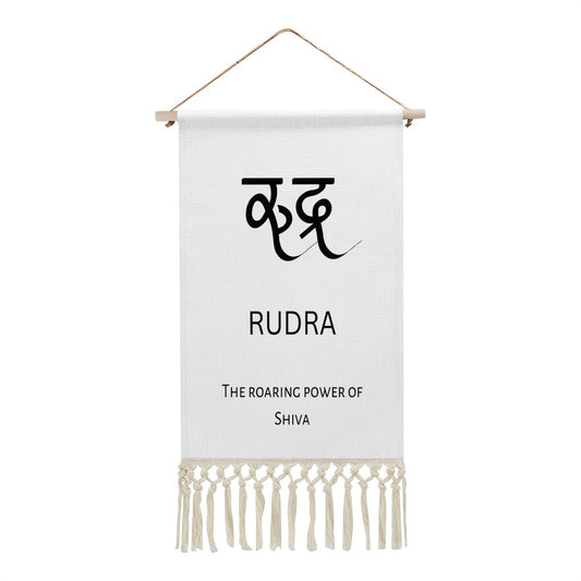 RUDRA Hindi Name Banner