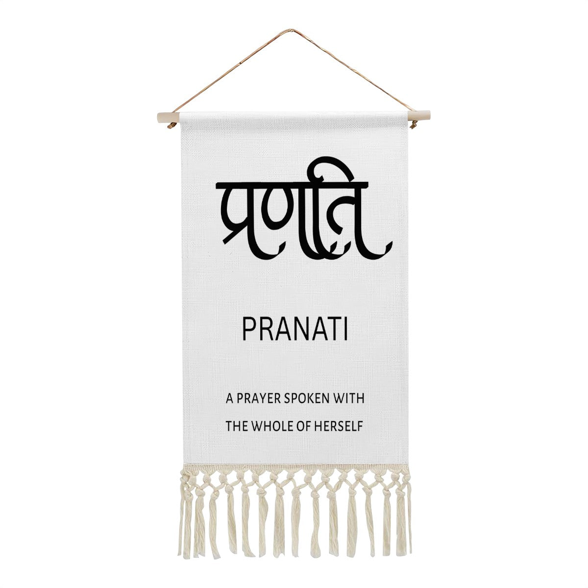 PRANATI Hindi Name Banner
