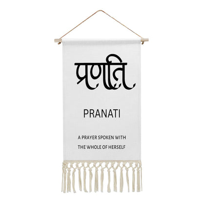 PRANATI Hindi Name Banner