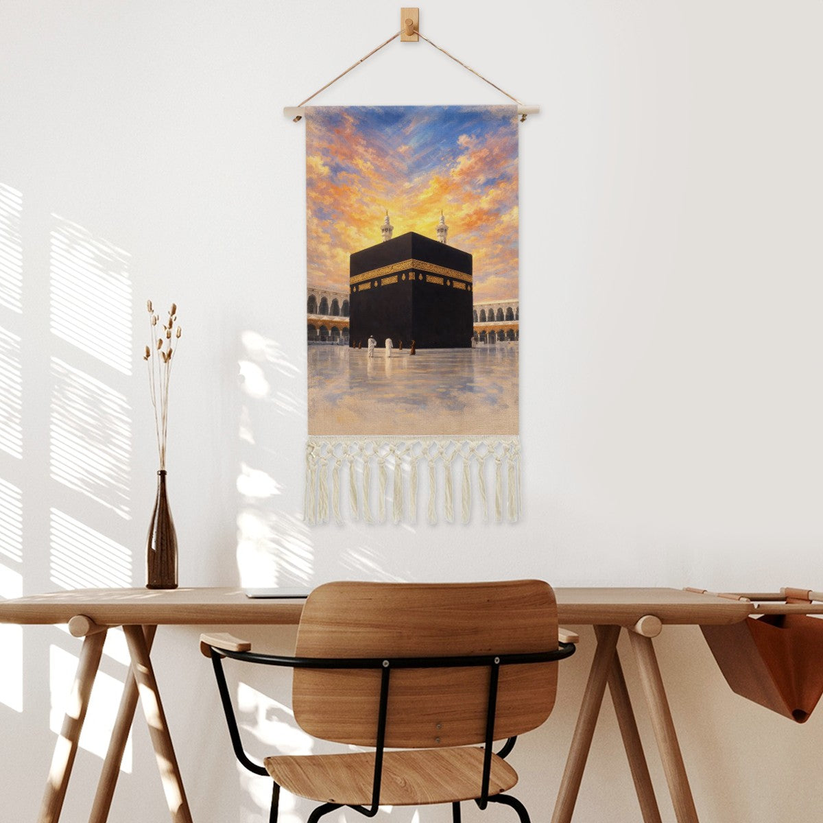 Mecca Linen Hanging Banner