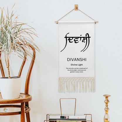 DIVANSHI Punjabi Name Banner