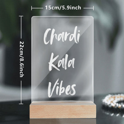 Chardi Kala Vibes Acrylic Lamp