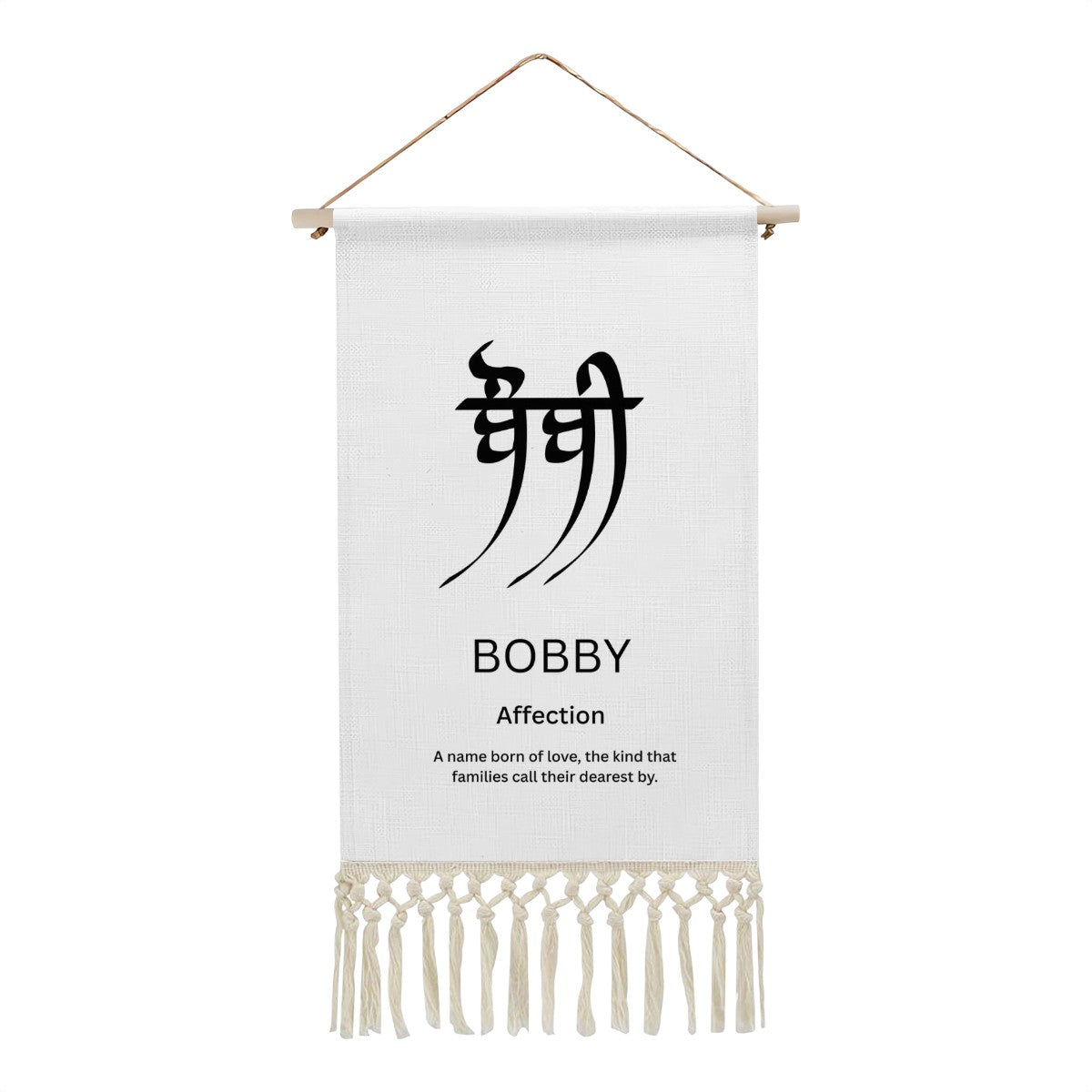 BOBBY Punjabi Name Banner
