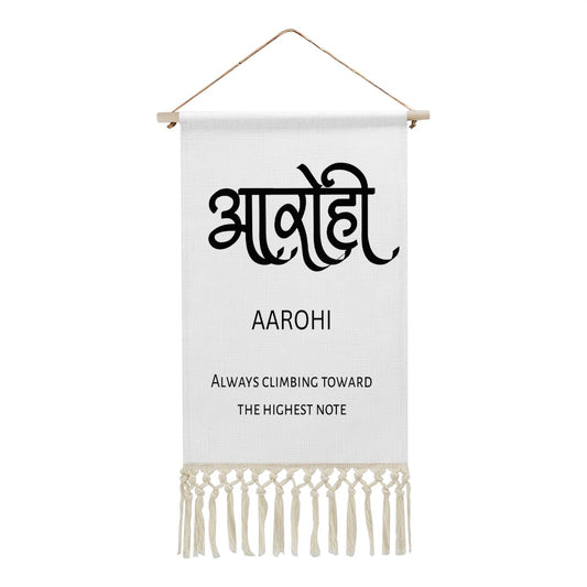 AAROHI Hindi Name Banner