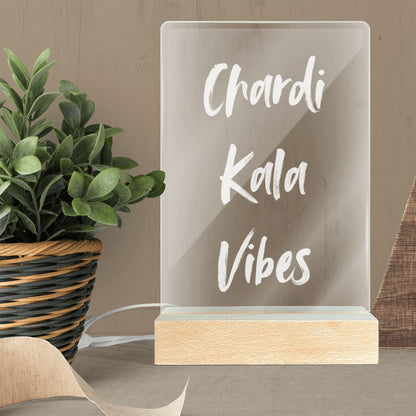 Chardi Kala Vibes Acrylic Lamp