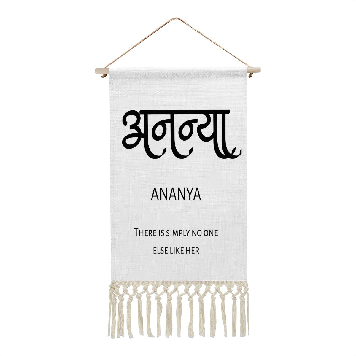 ANANYA Hindi Name Banner
