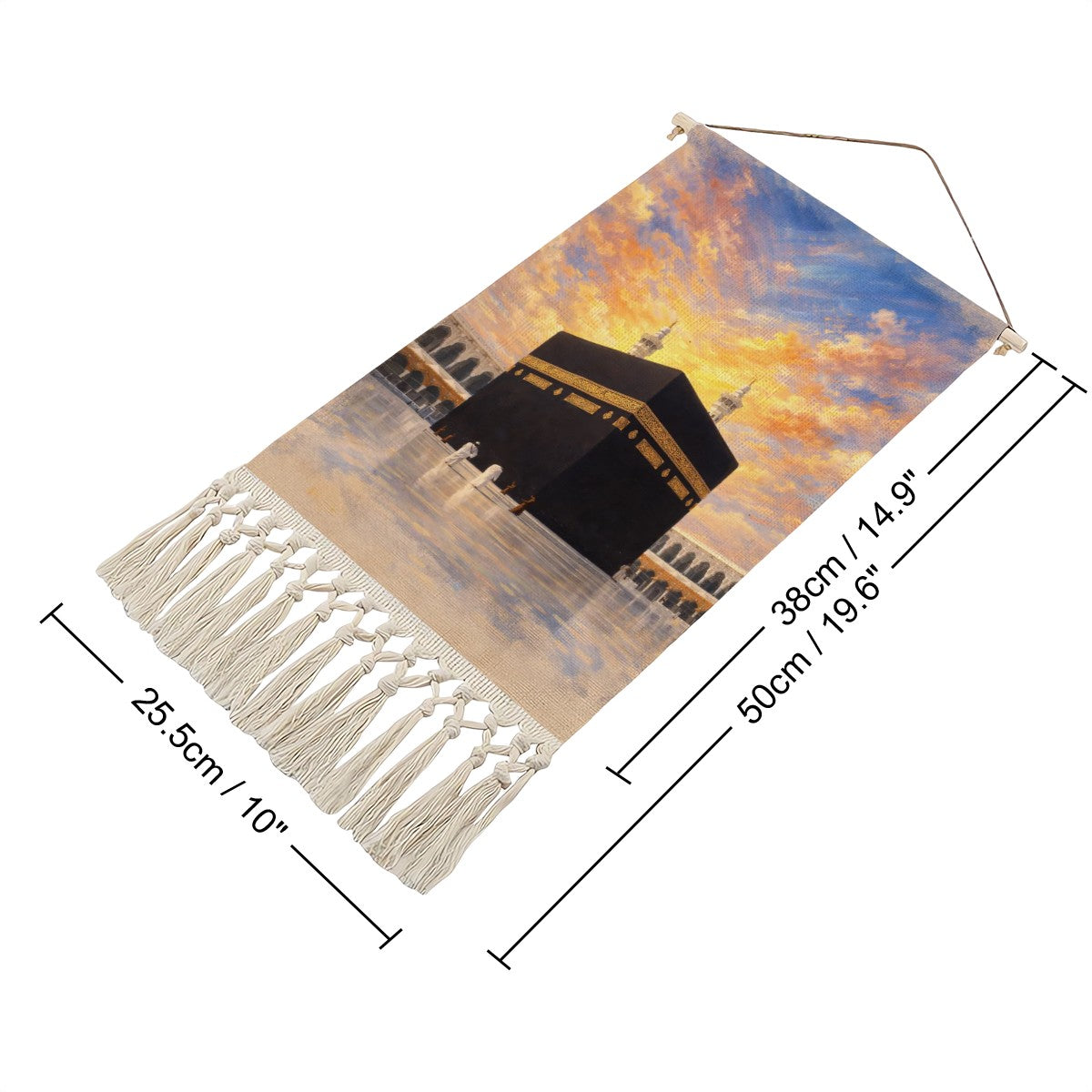 Mecca Linen Hanging Banner