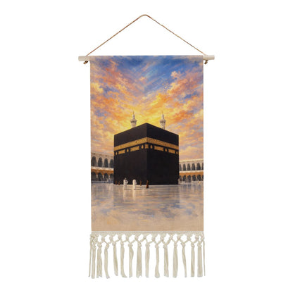 Mecca Linen Hanging Banner