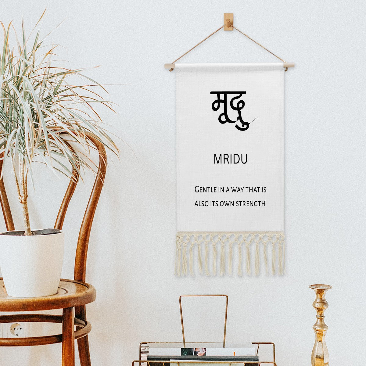 MRIDU Hindi Name Banner