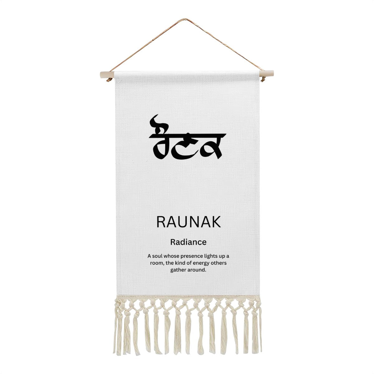 RAUNAK Punjabi Name Banner