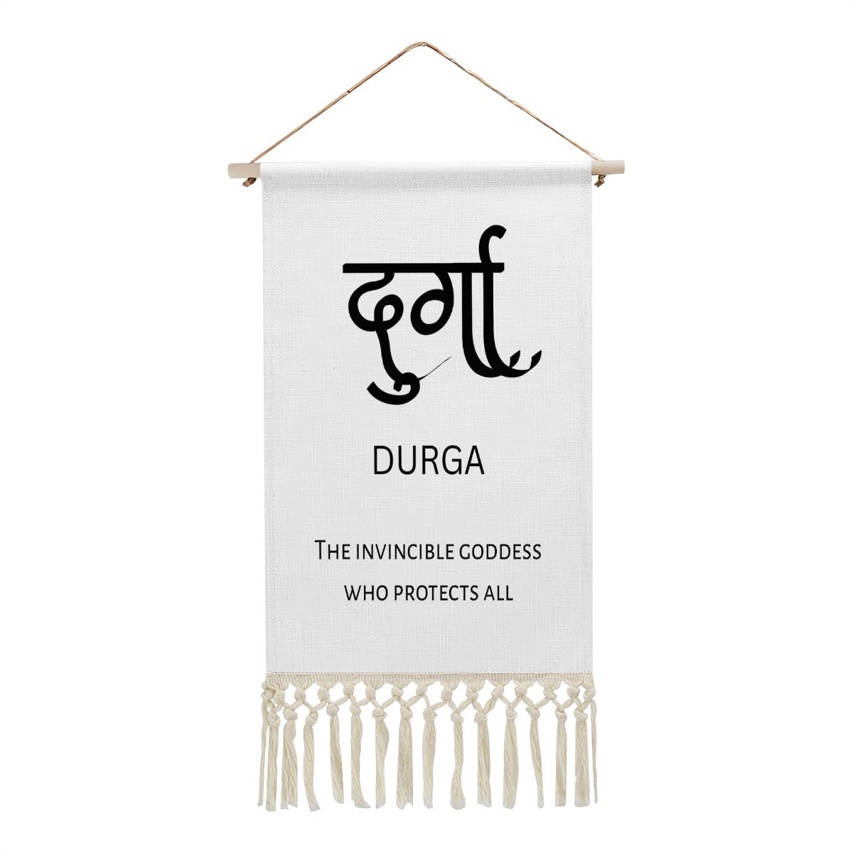 DURGA Hindi Name Banner