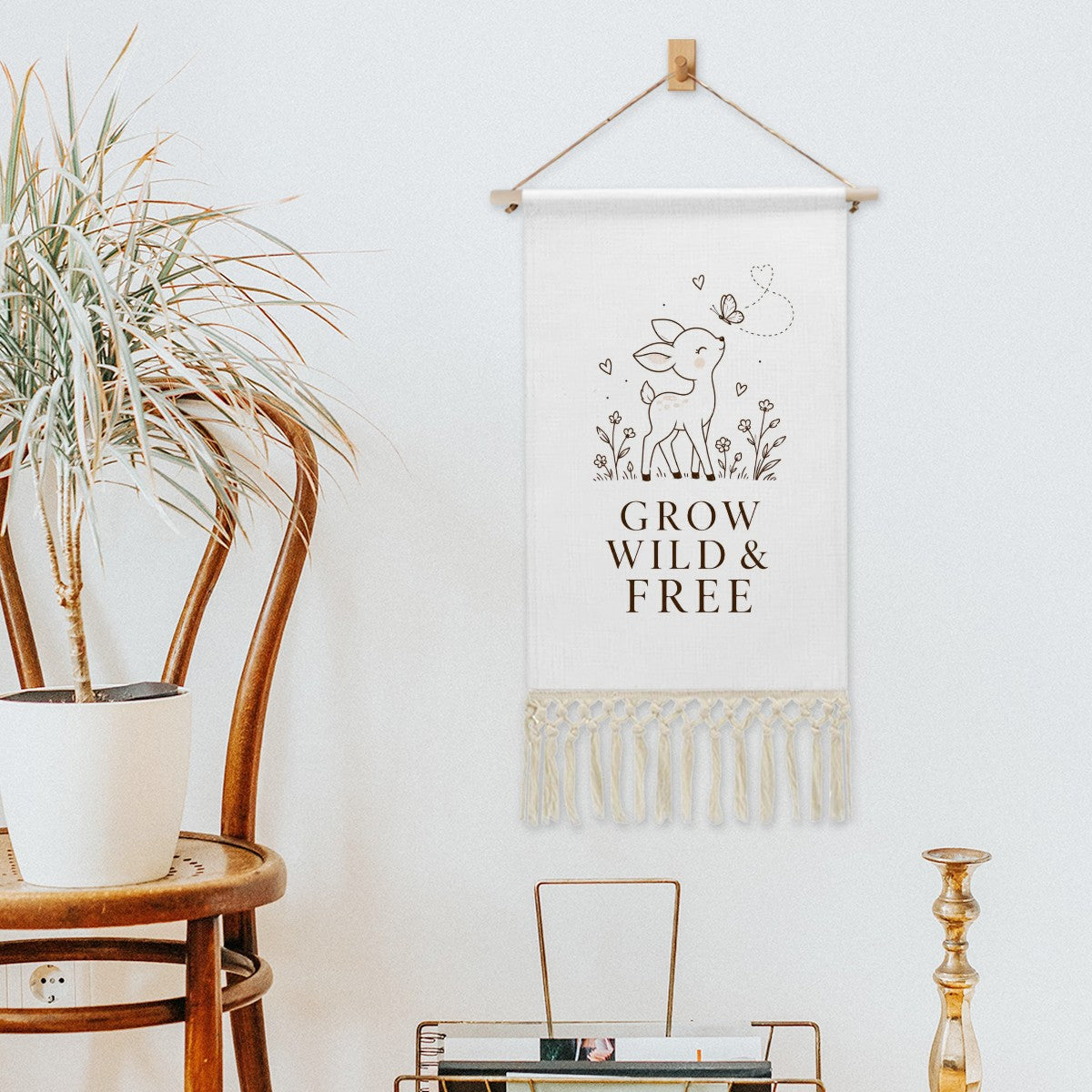 Grow Wild & Free Nursery Banner