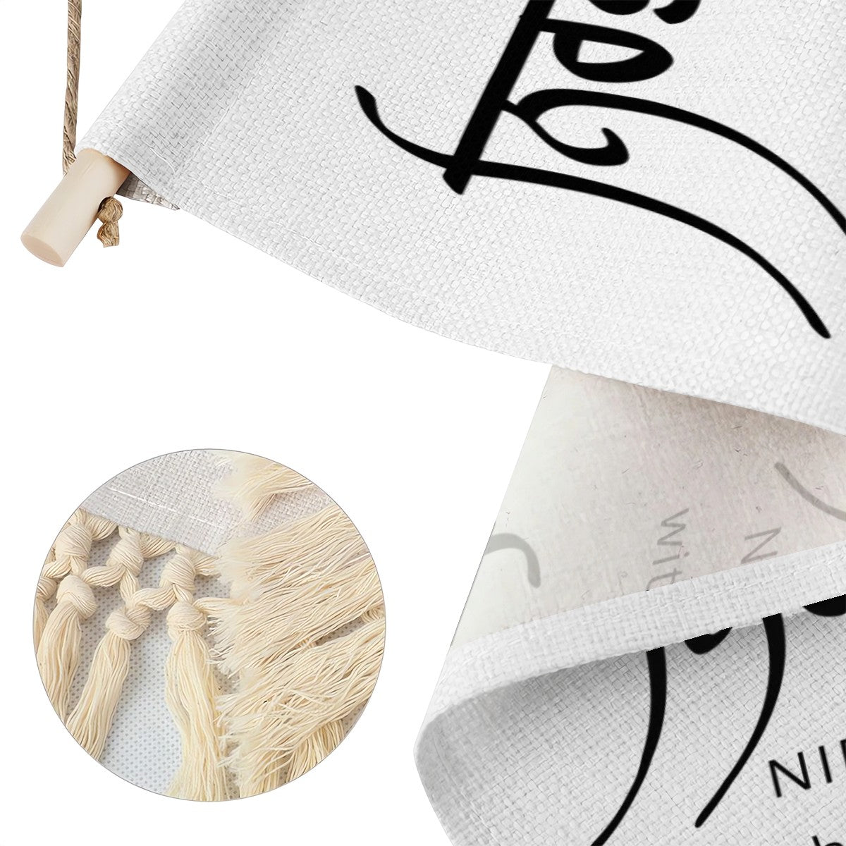 Nirbhau Nirvair Hanging Linen Banner