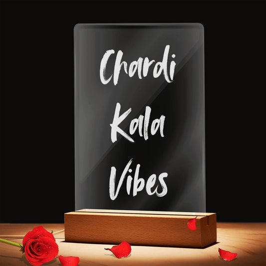 Chardi Kala Vibes Acrylic Lamp