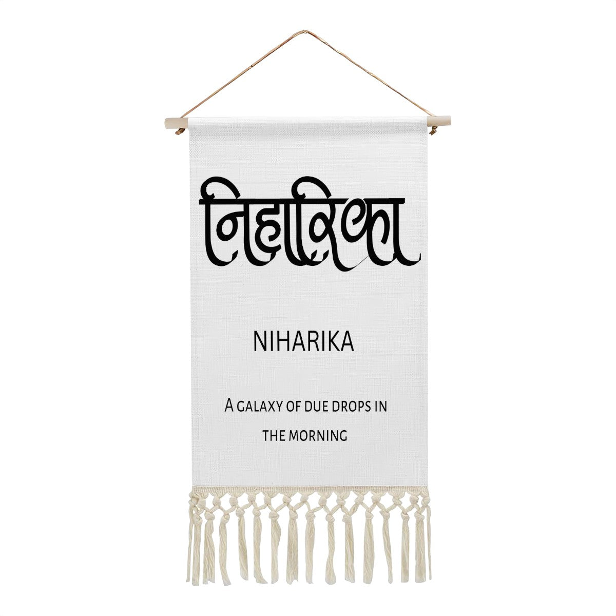 NIHARIKA Hindi Name Banner
