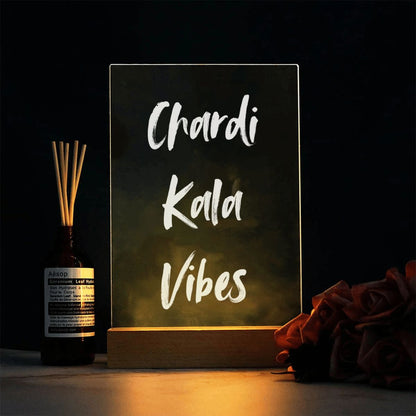 Chardi Kala Vibes Acrylic Lamp