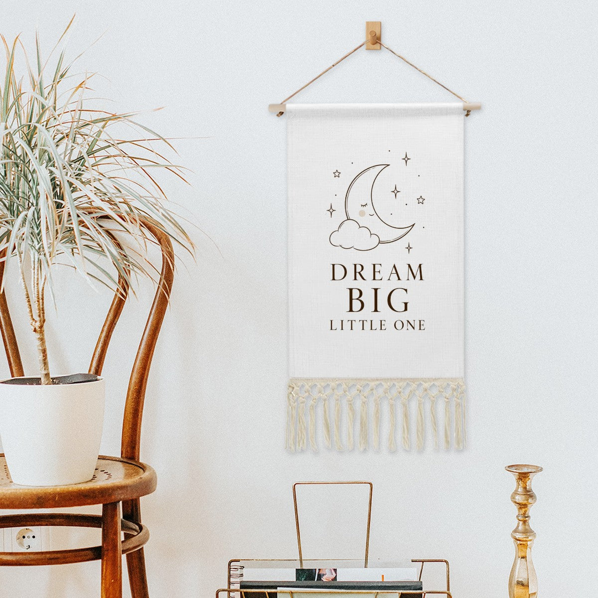 Dream Big Little One Nursery Banner