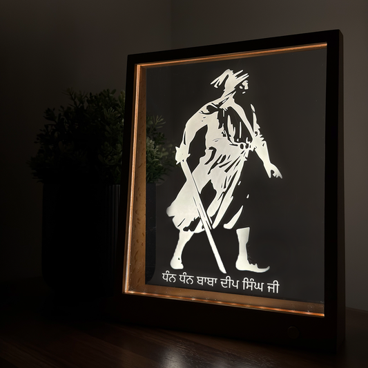 Baba Deep Singh Ji Light Frame