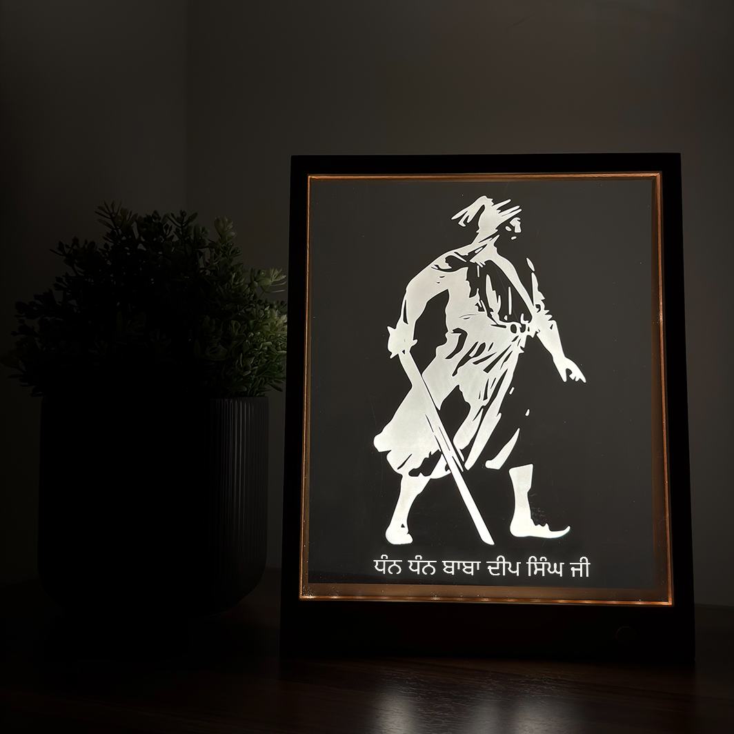 Baba Deep Singh Ji Light Frame