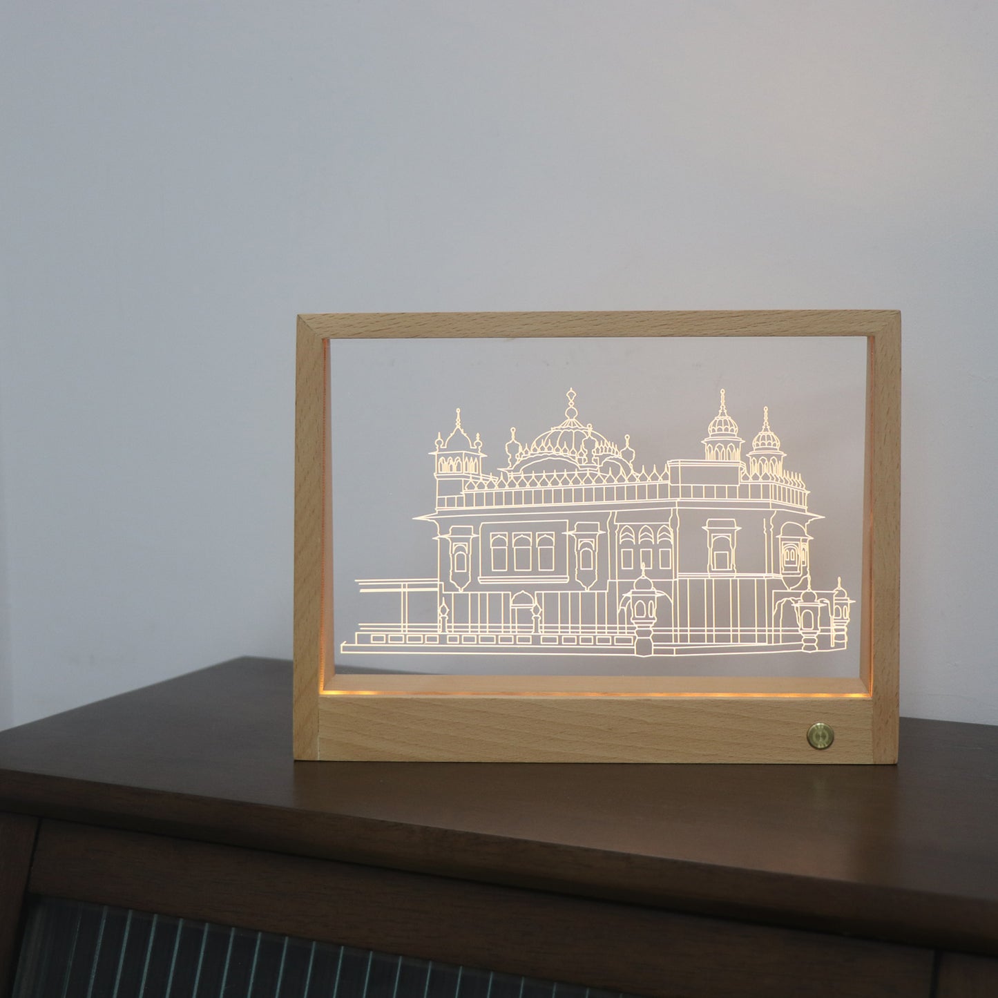 Golden Temple Light Frame