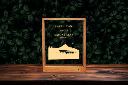 Faith Can Move Mountains Light Frame