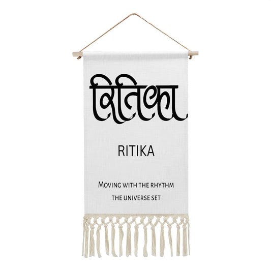 RITIKA Hindi Name Banner