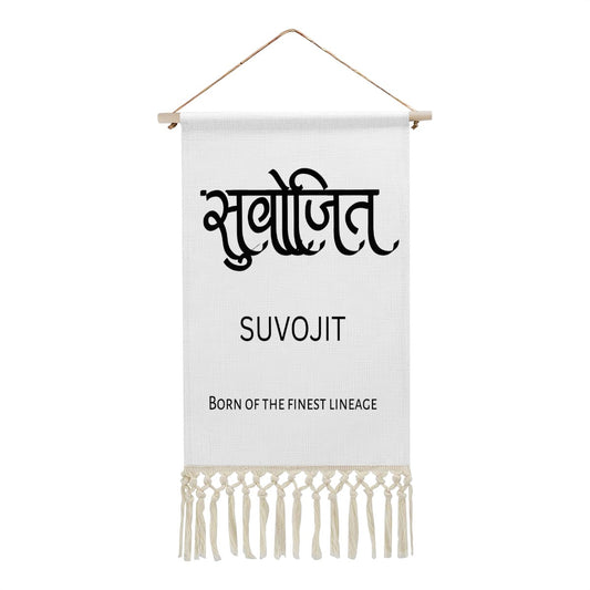 Suvojit Hindi Name Banner