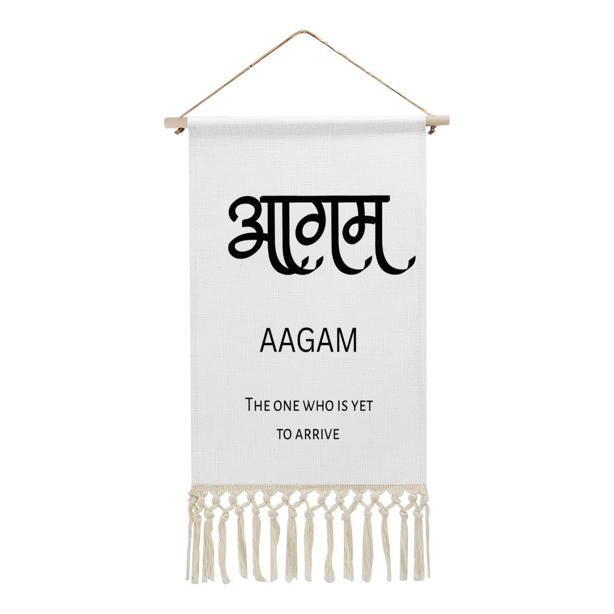 AAGAM Hindi Name Banner