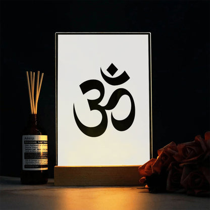 Om Acrylic Lamp