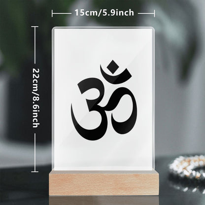 Om Acrylic Lamp
